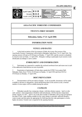 Fillable Online Ftp Fao Information Note FAO Org Ftp Fao Fax Email