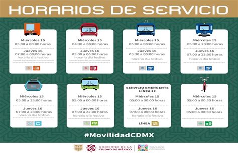 El Horario Del Transporte P Blico En Cdmx Se Modifica En D As Festivos