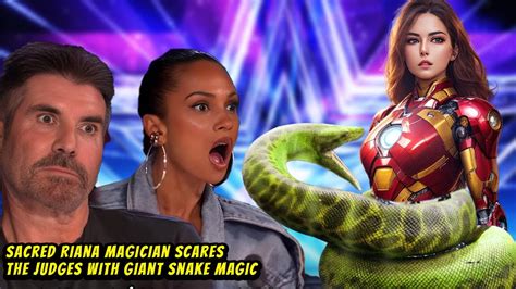 Sacred Riana Magician Fan Made Scares The Judges With Giant Snake Magic