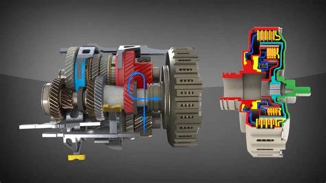 DTC Dual Clutch Transmission Working Principle 3D Animation