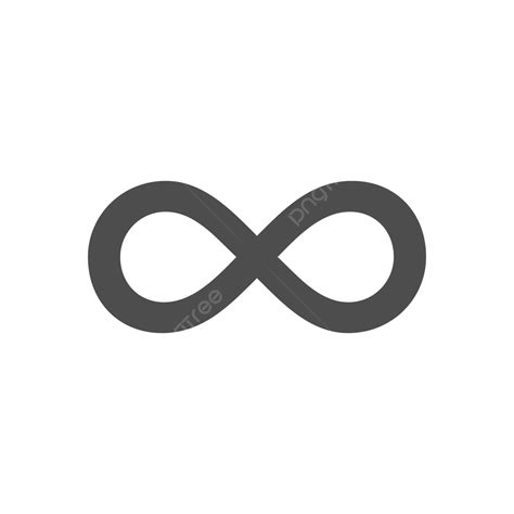 Eternal 8 Symbol In Flat Style Icon Figure 8 Logotypes Limitless Png