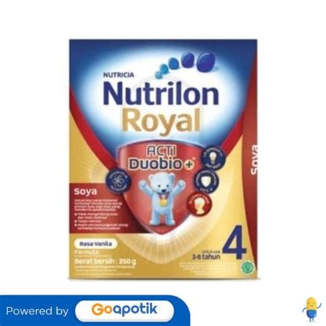 Ulasan Produk NUTRILON ROYAL SOYA 4 ACTI DUOBIO 350 GRAM