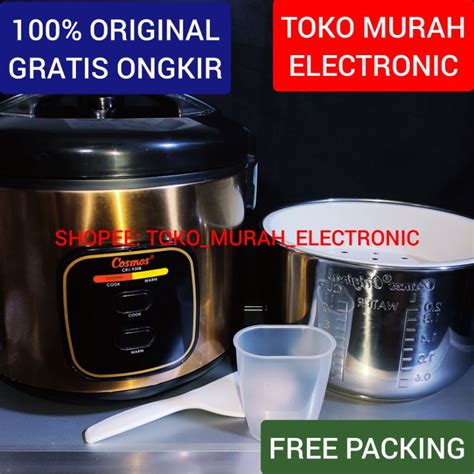 Jual Rice Cooker Cosmos Stainless Steel Masak Nasi Magic Mejikom