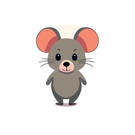 Cute Mouse Standing Full Body 48233258 Vector Art At Vecteezy