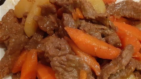 My Simple Way Of Cooking Stir Fry Beef Stir Fry Beef With Carrots And