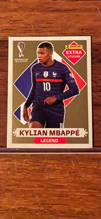 Panini Wc Qatar Kylian Mbapp Extra Sticker Gold Catawiki