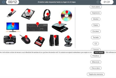 Juegos De Tecnolog A Juego De Dispositivos De Entrada Salida Y De