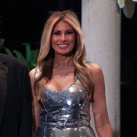 Melania Trump Takes On Naked Dressing Trend In Sultry Sheer Blouse HELLO