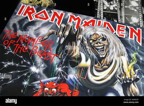 Iron maiden number beast album hi-res stock photography and images - Alamy