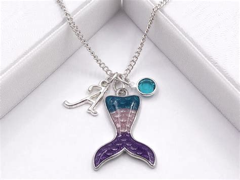 Personalized Mermaid Necklace For Women And Girls Includes Etsy