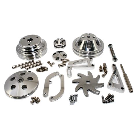 ARC A4304 POL KIT Small Block Chevy Complete Dress Up Kit For Long