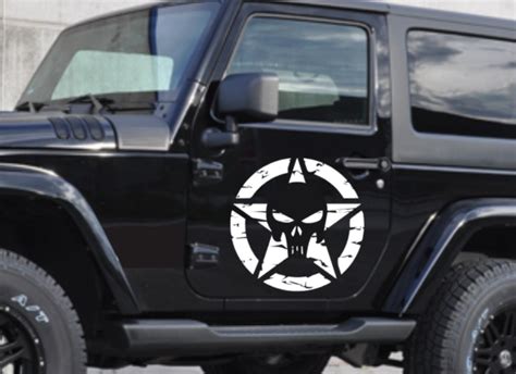 X Punisher Aufkleber Retro Star Autoaufkleber Totenkopf Us Army