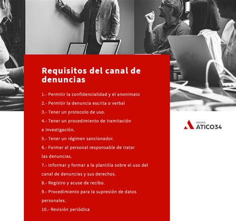 Requisitos Del Canal De Denuncias Grupo Atico34