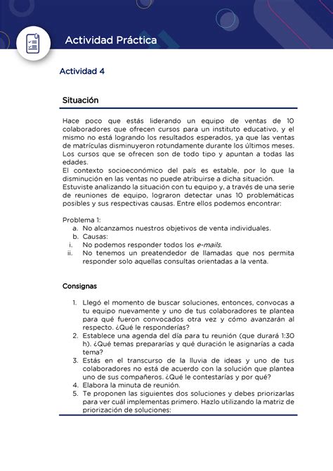 Actividad 4 ipp Actividad Prctica Actividad 4 SituaciÛn Hace poco