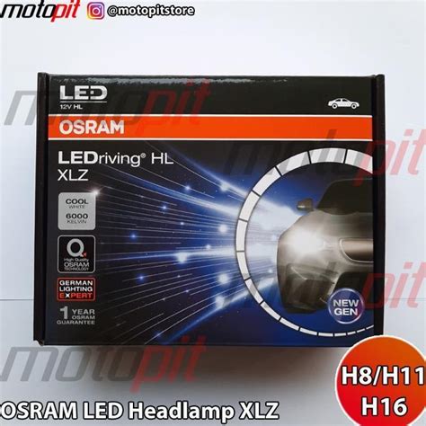 Osram Led Xlz H H H Lampu Utama Dan Foglamp Putih K V