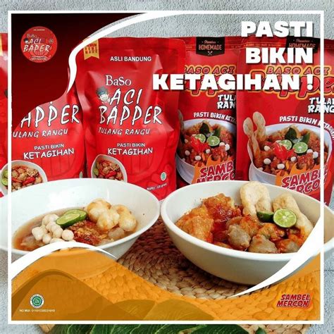 Jual Baso Aci Bapper Cilok Bapper Seblak Bapper Boci Ori Tulang