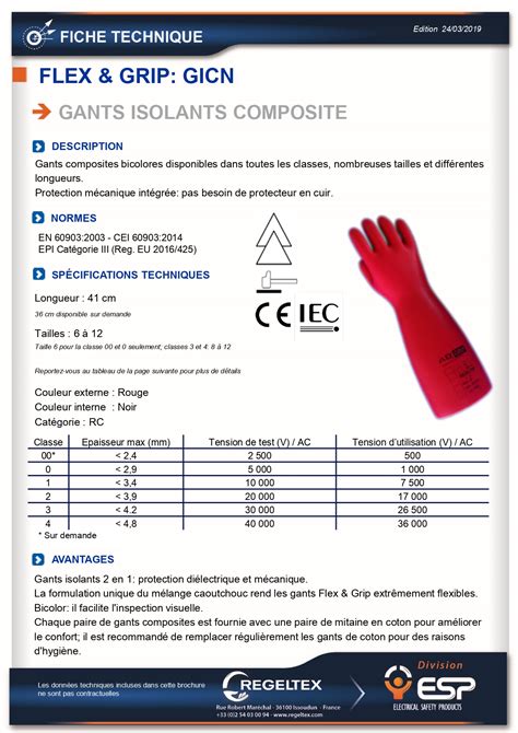 Electrovolt Gants Isolants Composites Flex Grip Soluto Work