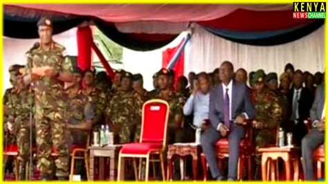 Listen What General Kibochi Told President Ruto During Kdf Day At