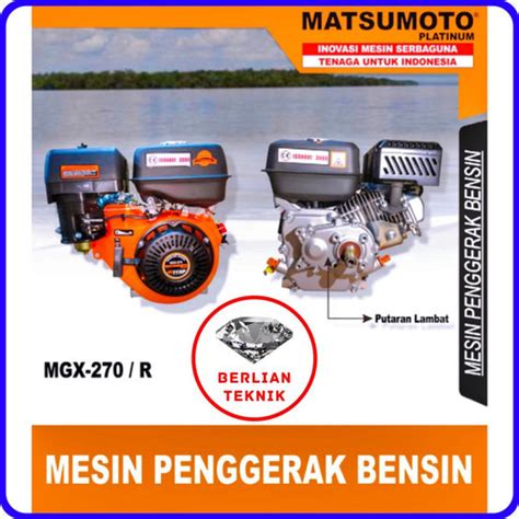 Jual Mesin Penggerak Bensin Engine Gasoline Matsumoto Mgx Hp