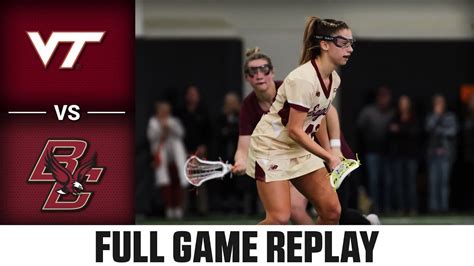 Virginia Tech Vs Boston College Full Game Replay Acc Women S