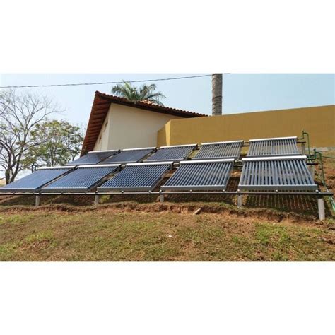 Coletor Solar Baixa Pressão 15 Tubos Vácuo TEN MadeiraMadeira