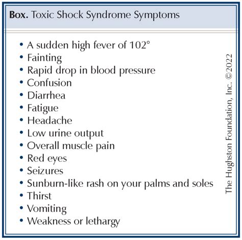 Toxic Shock Syndrome A Medical Emergency Hughston Clinic