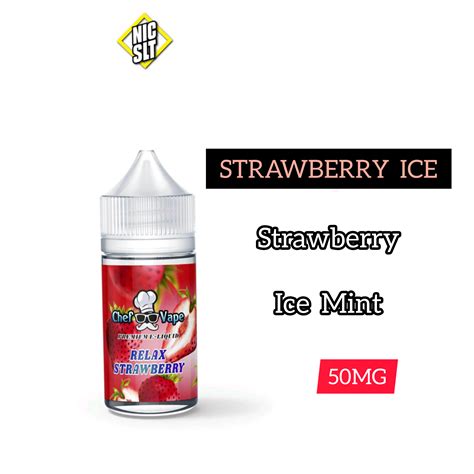 Nicotine Salt Strawberry Ice 30ml50mg Vapology E Cigarettes