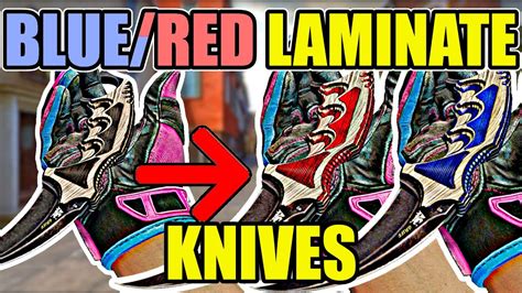 Blue Red Laminate Knives Concept ★ Cs Go Showcase Youtube