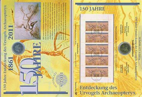 Deutschland BRD 10 Euro Gedenkmünze Numisblatt 5 2011 150 Jahre