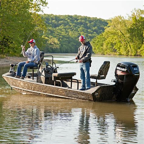 Multihull Jon Boat Roughneck 1760 Pathfinder Lowe Outboard Side