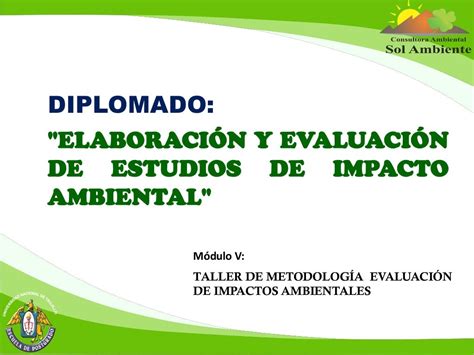 Ppt Metodología De Evaluación De Impactos Ambientales Pdf