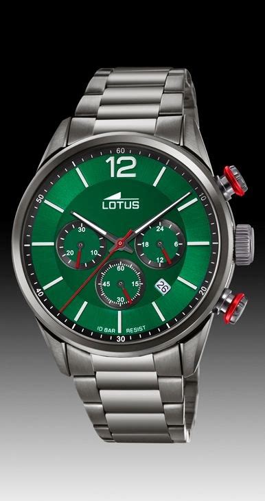 Comprar barato Reloj Lotus hombre acero IP gris cronómetro con