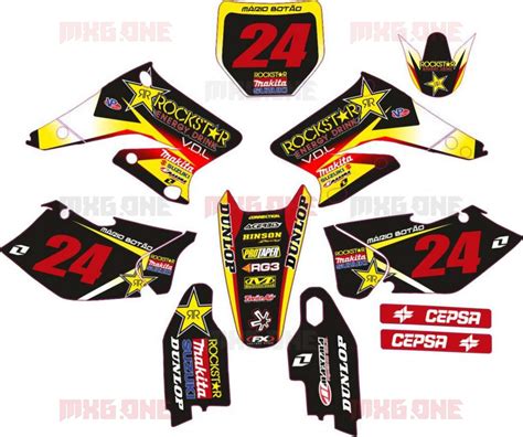 Suzuki Rmz Logos Decals Stickers And Graphics Mxg One Best