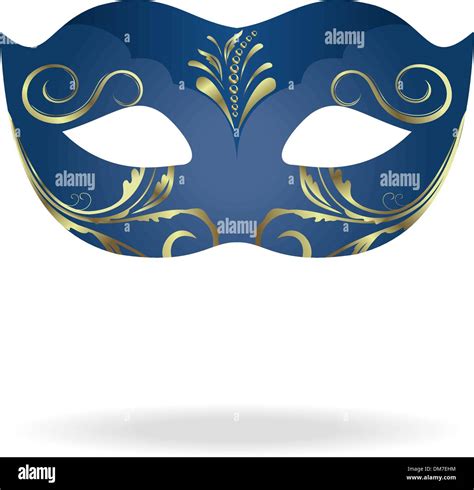 Illustration Of Realistic Carnival Or Theater Mask Stock Vector Image