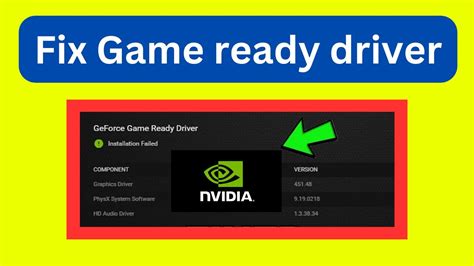 Fix Geforce Game Ready Driver Installation Failed On Windows Hot Sex