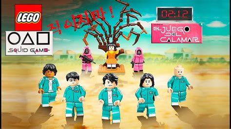 El Juego Del Calamar En Lego Set Luz Roja Luz Verde Squid Game Lego