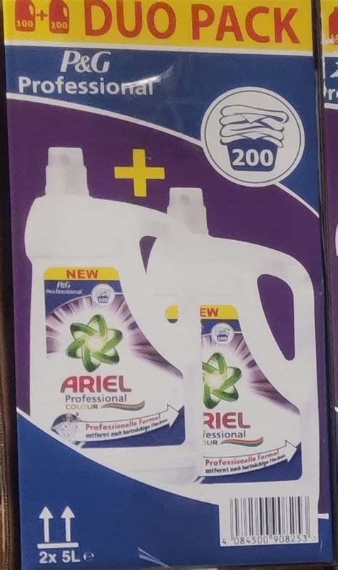 Ariel Professional Detersivo Liquido Bianchi E Colorati Lavaggi