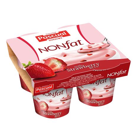 Pascual Yogurt Nonfat Strawberry 100ml Shopee Philippines