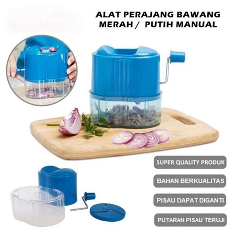 Jual Alat Iris Bawang Manual Pemotong Perajang Bawang Blender Giling