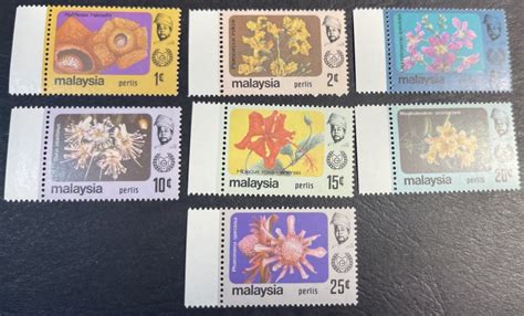 Malaysia Perlis Mint Never Hinged Complete Set Asia