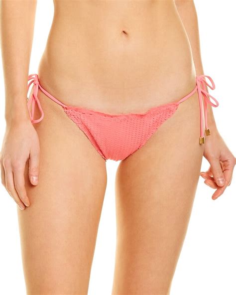 Vix Scales Ripple Tie Side String Bikini Bottom Shopstyle Two Piece