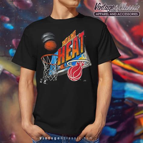 Miami Heat Logo Basketball Graphic Shirt Vintagenclassic Tee