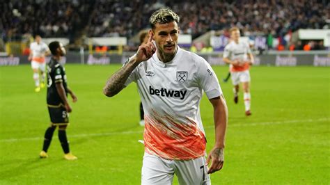 Anderlecht 0 1 West Ham Hammers In Control Of Group B After Scamacca Nets Winner Off Bench