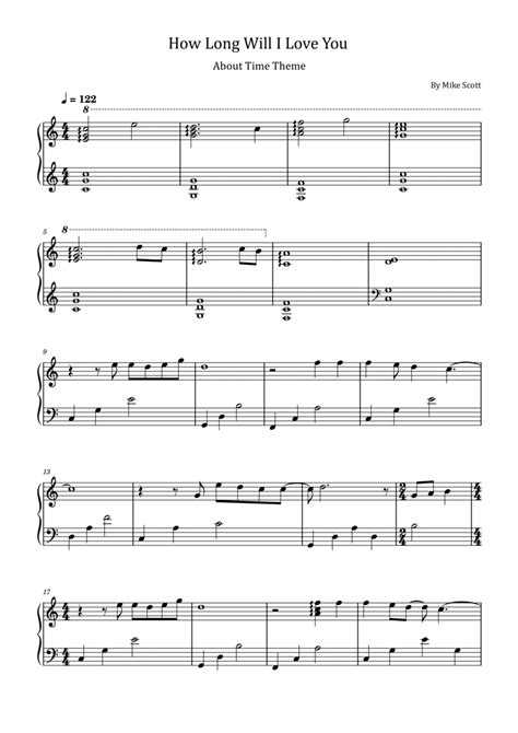 How Long Will I Love You By Ellie Goulding Piano Solo Digital Sheet Music Sheet Music Plus