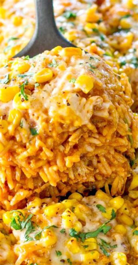 Chicken Enchilada Rice Casserole Recipe 2 Just A Pinch Recipes