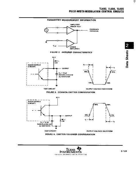 Tl494 Datasheet78 Pages Ti Pulse Width Modulation Control Circuits