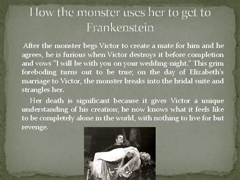 Frankenstein Role of women Elizabeth Lavenza Elizabeth Lavenza