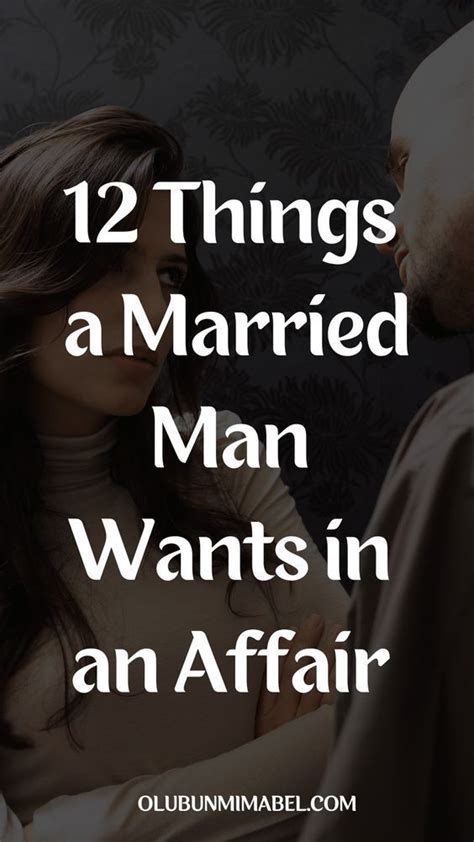 What Does A Married Man Want In An Affair Eye Opening Things