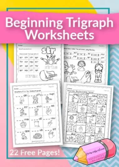 Beginning Trigraph Worksheets Artofit