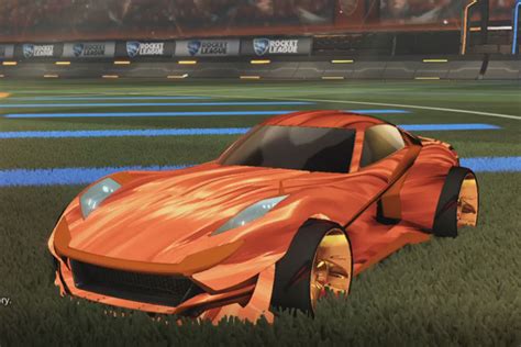 Rocket League Burnt Sienna Komodo Design With Tidal Stream Burnt